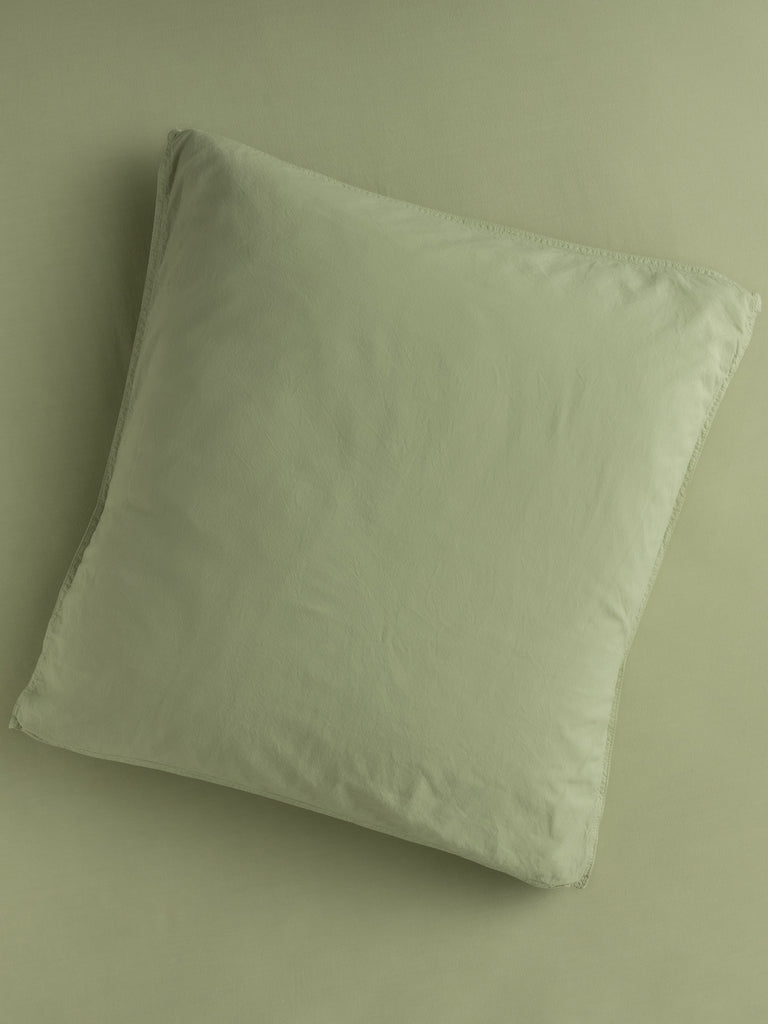 European-Pillowcase-Sage-Remy-Washed-Cotton-KUUSI