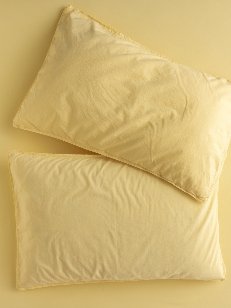 Remy Washed Cotton Standard Pillowcase Pair