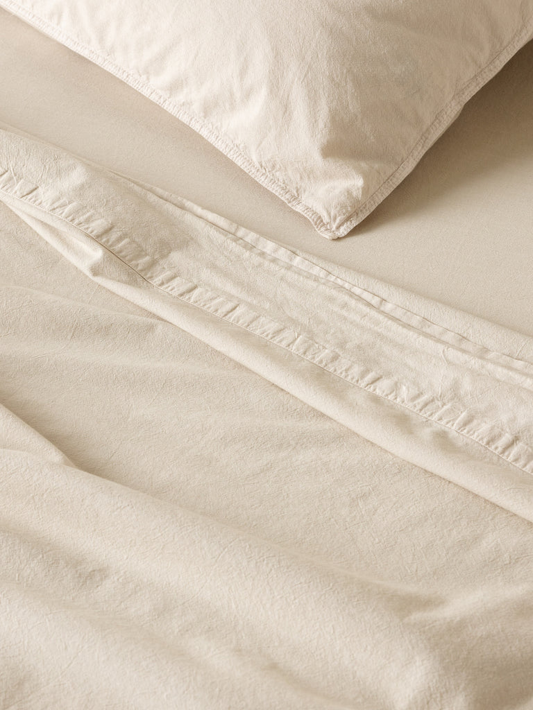 Remy Washed Cotton Flat Sheet