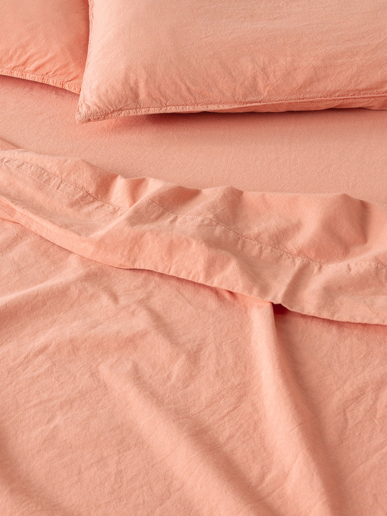 Remy Washed Cotton Flat Sheet