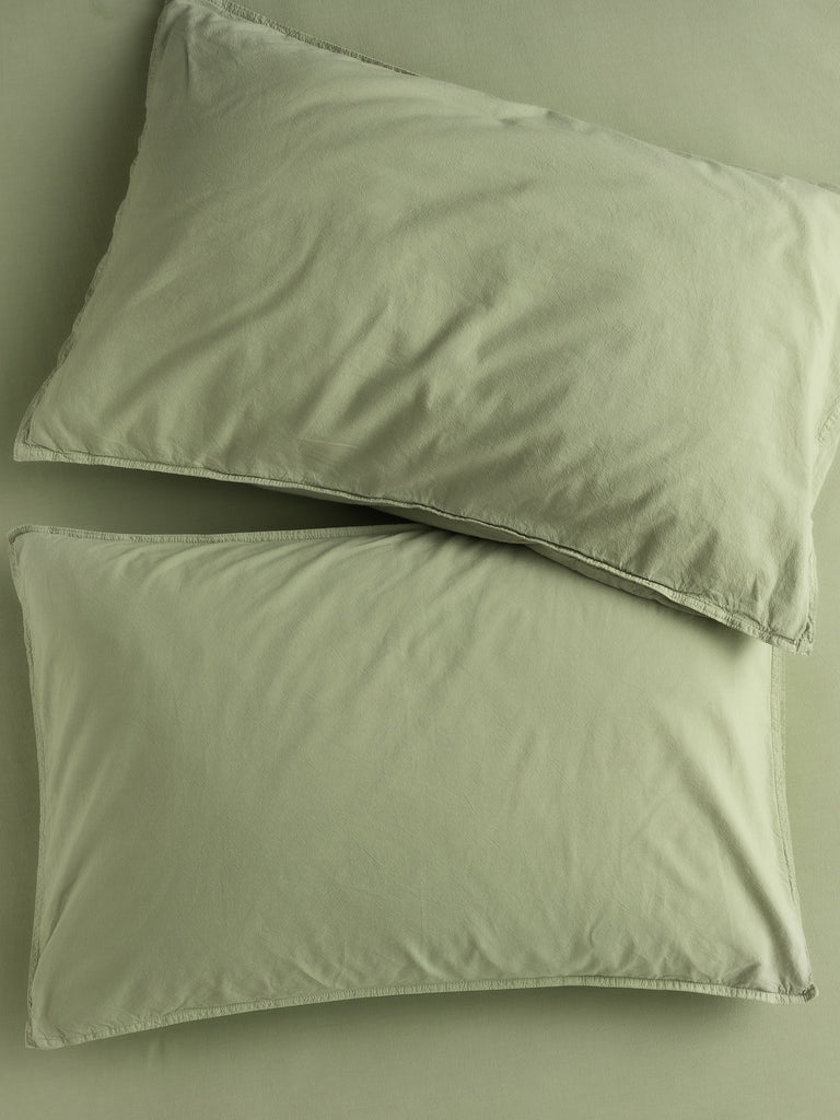 Remy Washed Cotton Standard Pillowcase Pair