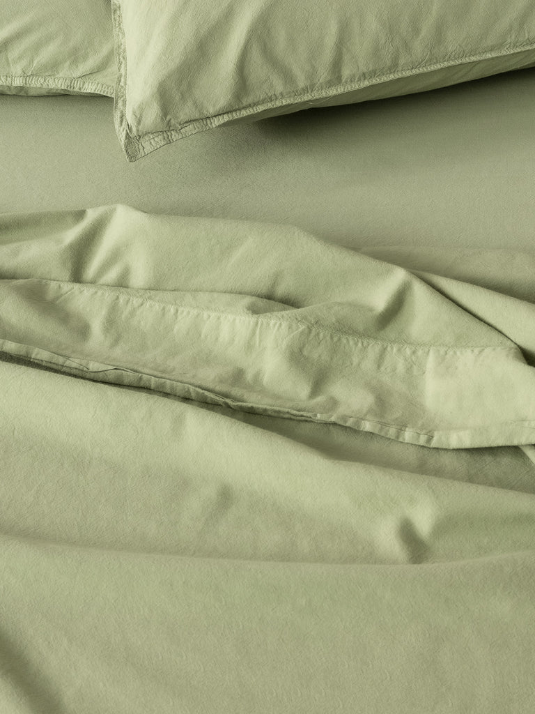 Remy Washed Cotton Flat Sheet